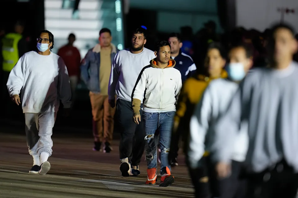 migrantes deportados llegana a Maiquetía 24 de marzo