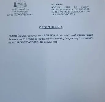 Rangel á valos en el visente de José