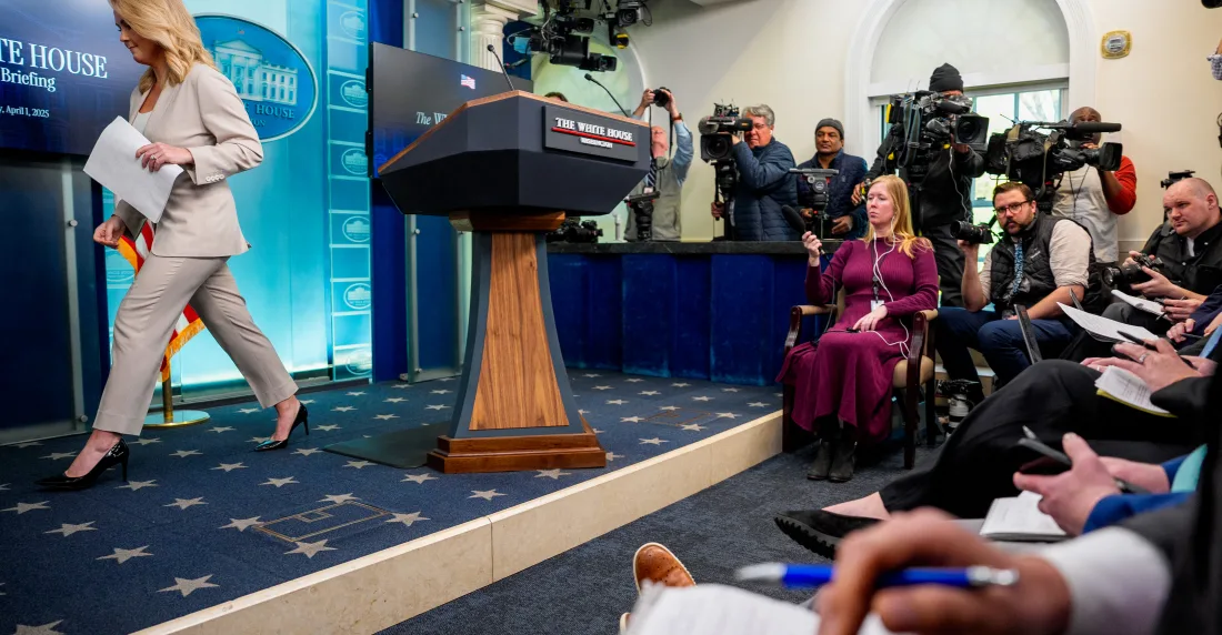 White House press secretary Karoline Leavitt