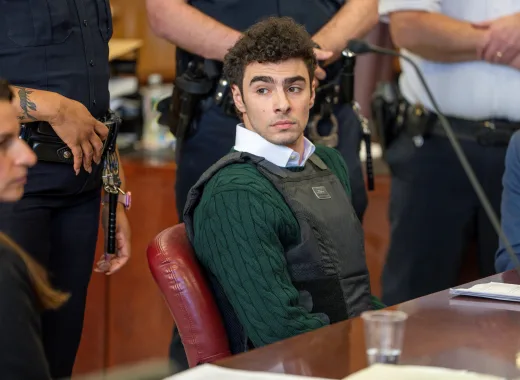 Luigi Mangione, el presunto autor del asesinato del presidente de una compañía de seguros médicos en diciembre pasado en Nueva York.