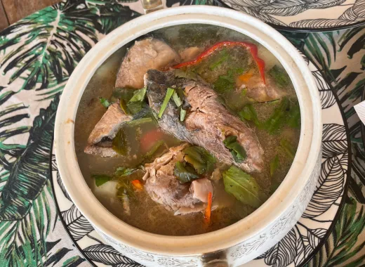 El mejor sancocho de pescado está en Patanemo y lo hace La Bokaina