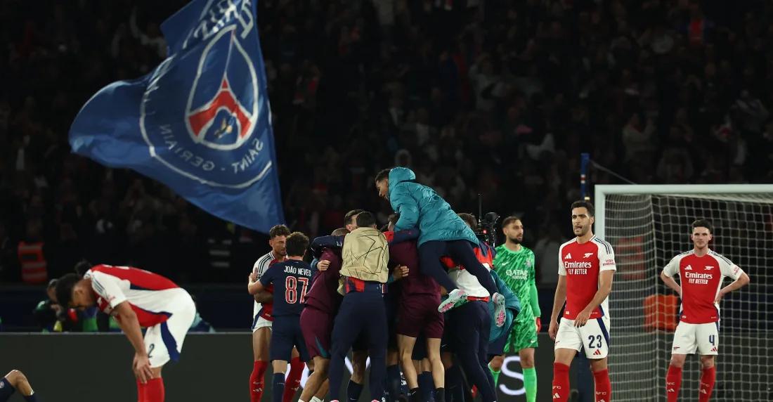 PSG elimina al Arsenal