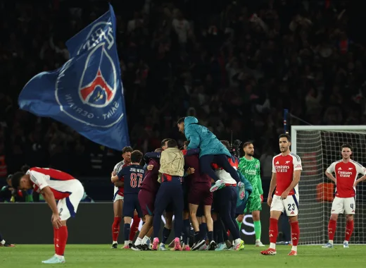 PSG elimina al Arsenal