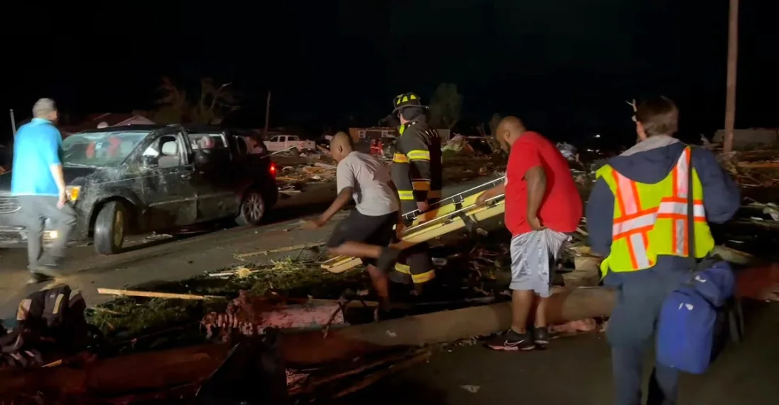 Tornados dejan más de 20 muertos en Kentucky y Misuri