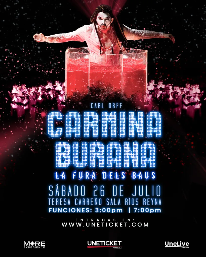 Carmina Burana llega al Teatro Teresa Carreño este 26 de julio
