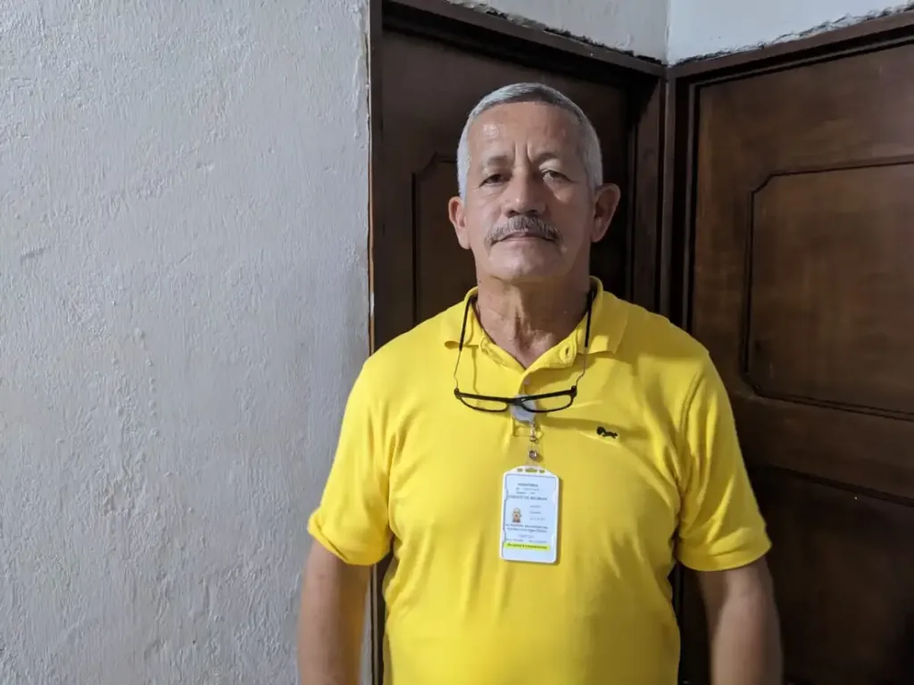 Nelson Ureña, gremialista del transporte