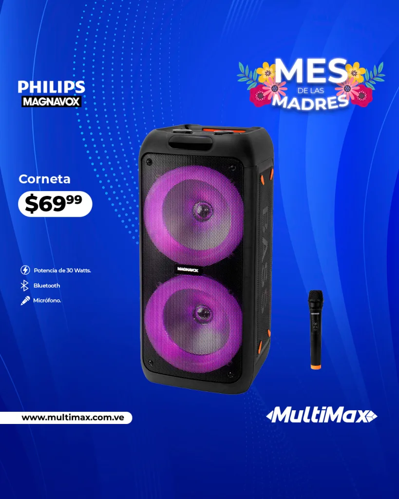 Corneta Magnavox de Multimax para el Día de la Madre