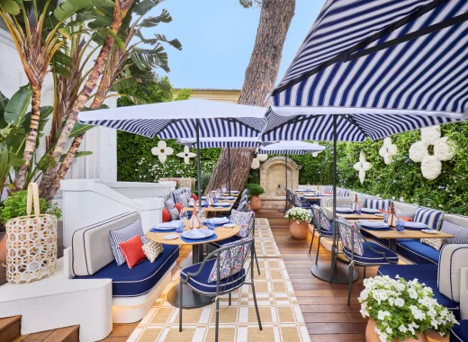 El restaurante de Louis Vuitton reabre en Saint-Tropez