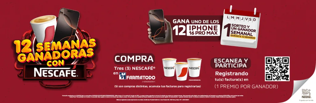 ¿Qué tiene que ver Nescafé con un iPhone 16 Pro Max? Mucho, aunque depende de tu suerte