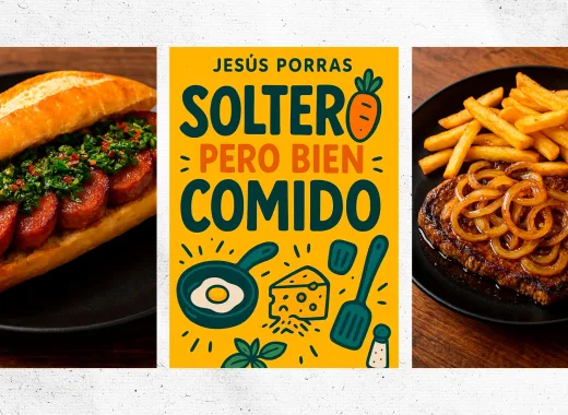 "Soltero pero bien comido": un libro con 21 recetas fáciles para quienes viven solos