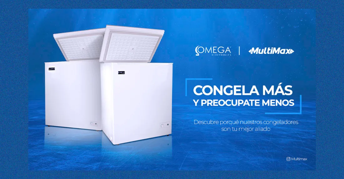 Multimax presenta los nuevos congeladores con función dual de Omega Electronics