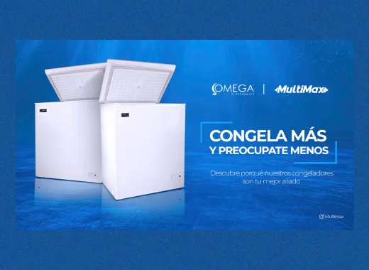 Multimax presenta los nuevos congeladores con función dual de Omega Electronics