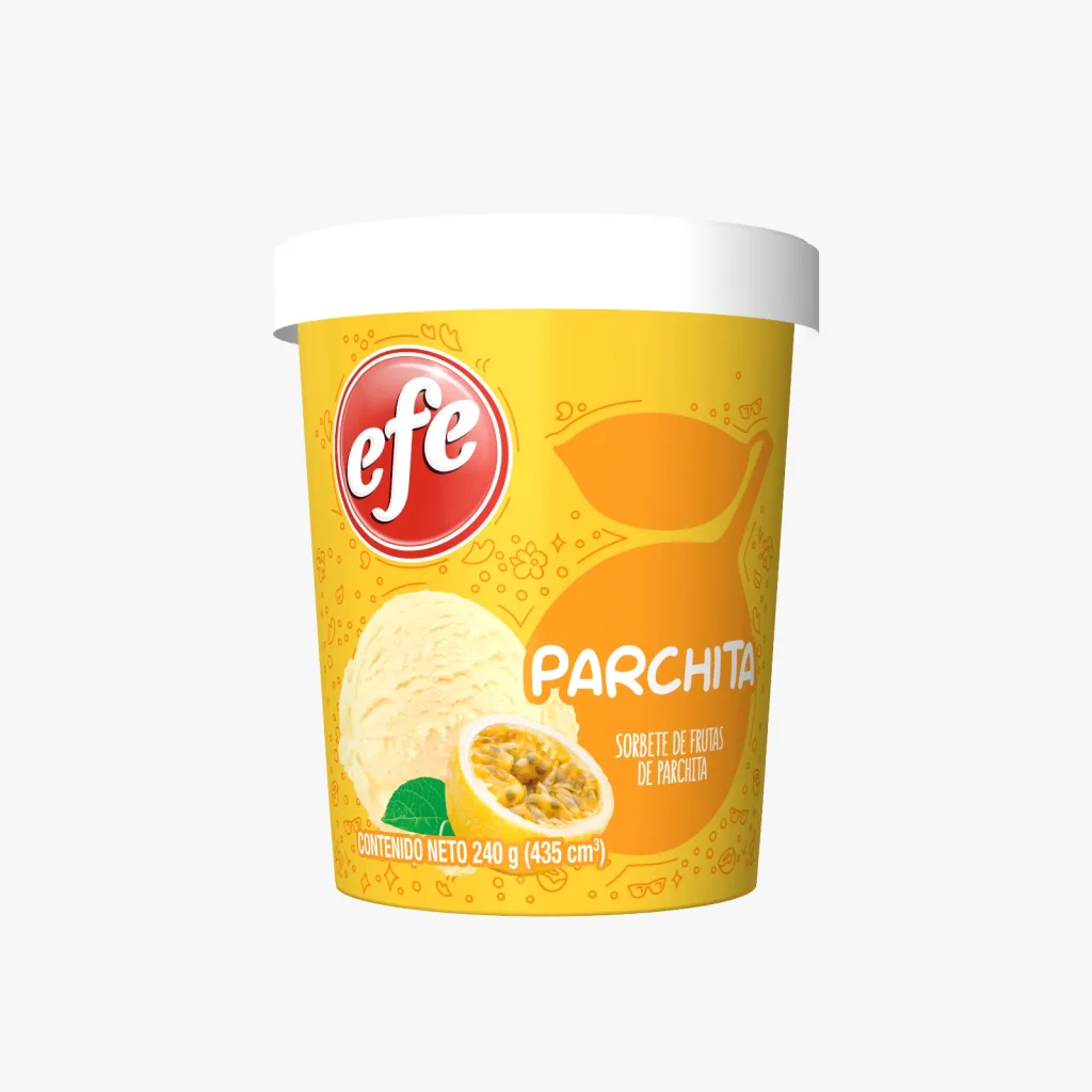 Helado de parchita