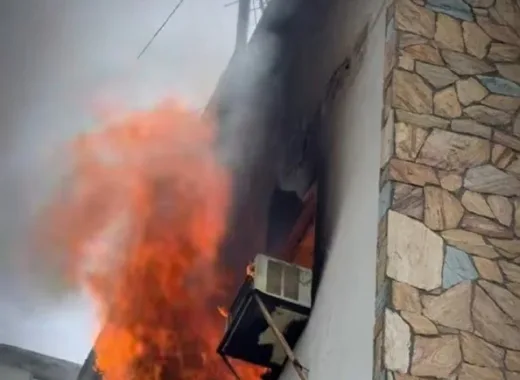 Reportan incendio en un apartamento de la urbanización Santa Eduvigis