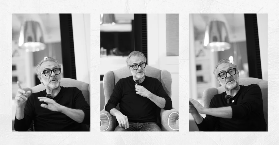 Massimo Bottura: "Los venezolanos deben transformar la arepa en algo más"