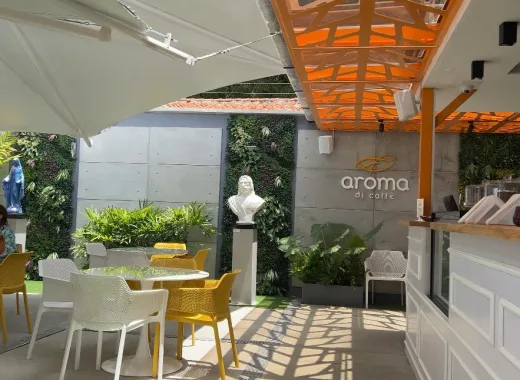 Aroma di caffè: un café con arte se estrena en Los Palos Grandes