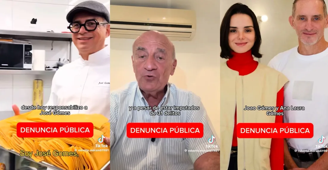 Morandi contraataca: denuncia a los Gomes y abre nuevo restaurante