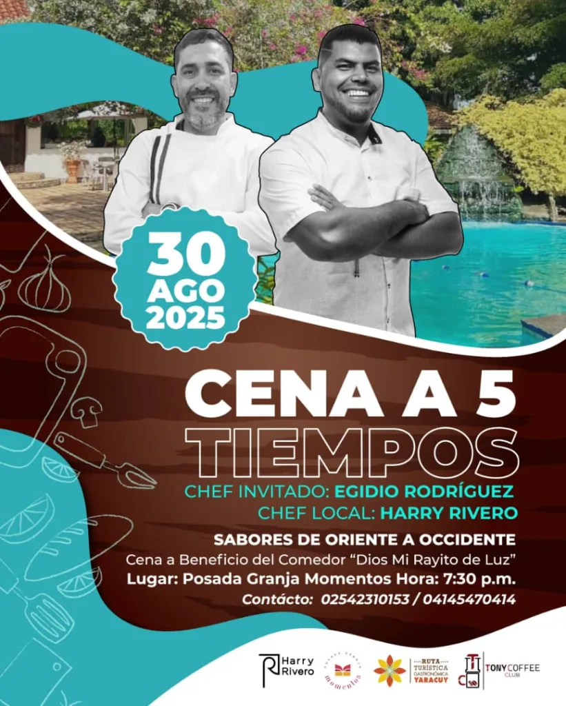 Yaracuy: Harry Rivero y Egidio Rodríguez unen sus talentos para ayudar a un comedor infantil