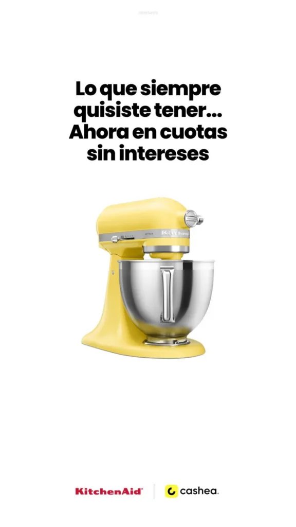 KitchenAid y Cashea firman alianza para financiar electrodomésticos