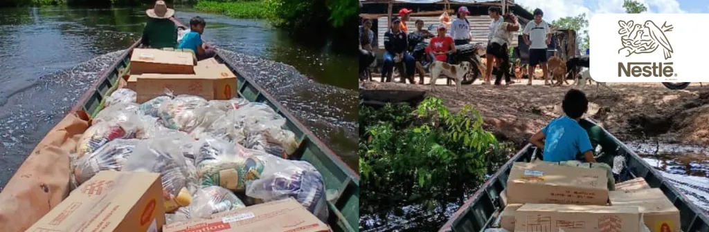Nestlé dona 10 toneladas de alimentos a comunidades afectadas por las lluvias en Apure y Guárico
