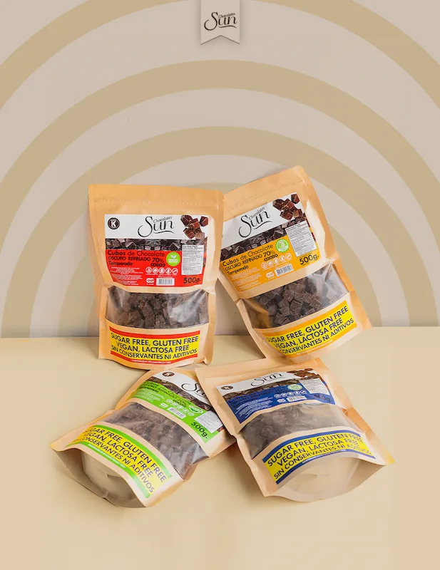 Chocolates Sun: veganos, sin azúcar, gluten, lácteos ni aditivos y hechos en Venezuela