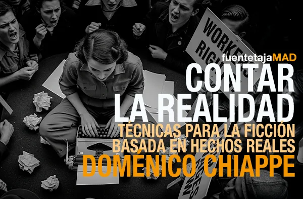  el escritor y periodista Domenico Chiappe y el instituto español Fuentetaja Literaria, dictarán el taller presencial y online "Contar la realidad", con clases semanales y de 9 meses de duración.