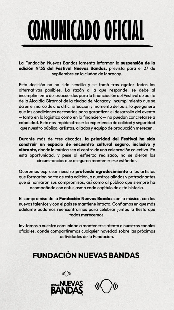 nuevas bandas
