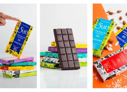 Chocolates Sun: veganos, sin azúcar, gluten, lácteos ni aditivos y hechos en Venezuela