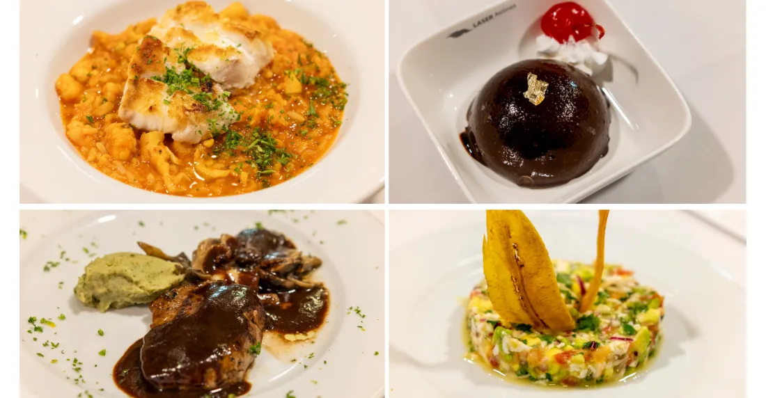 Laser y Urrutia se unen para ofrecer un menú español a 30.000 pies de altura