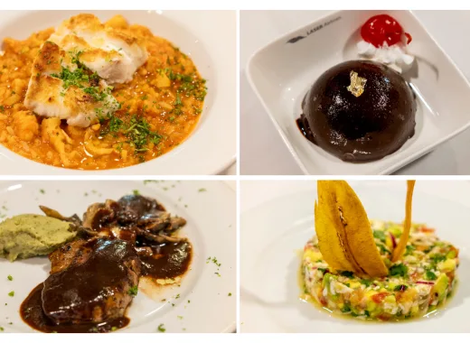 Laser y Urrutia se unen para ofrecer un menú español a 30.000 pies de altura