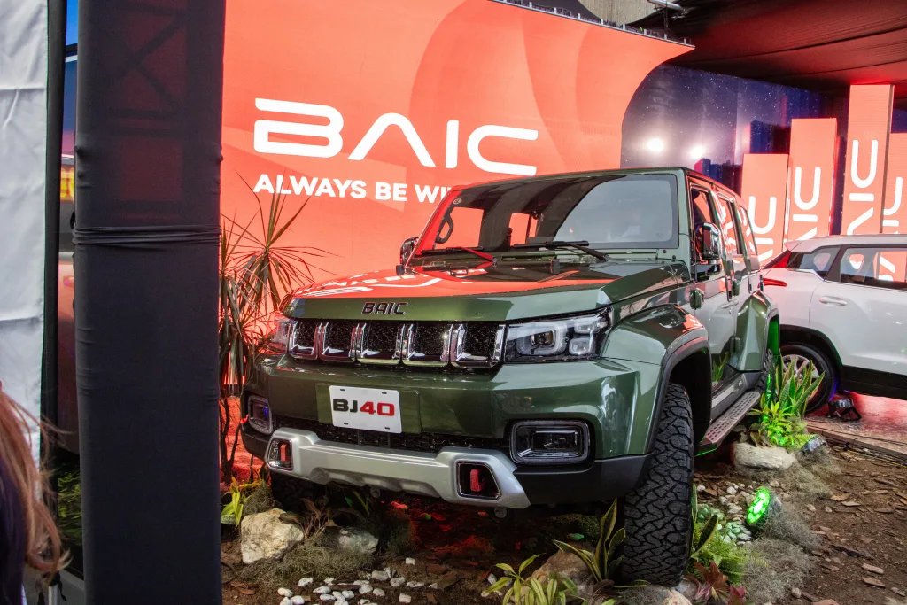 La BAIC BJ40 es el modelo más destacado de la marca