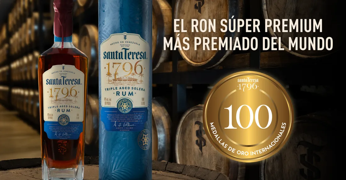 100 medallas de oro para Santa Teresa 1796
