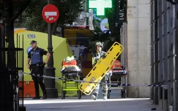 Derrumbe en Madrid: hallan 4 cadáveres bajo los escombros de un hotel en obras