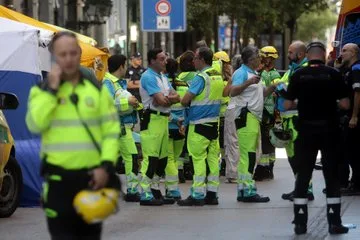 Derrumbe en Madrid: hallan 4 cadáveres bajo los escombros de un hotel en obras