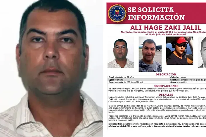 Ali Zaki Hage: capturan en Margarita a prófugo que estalló un avión hace 31 años