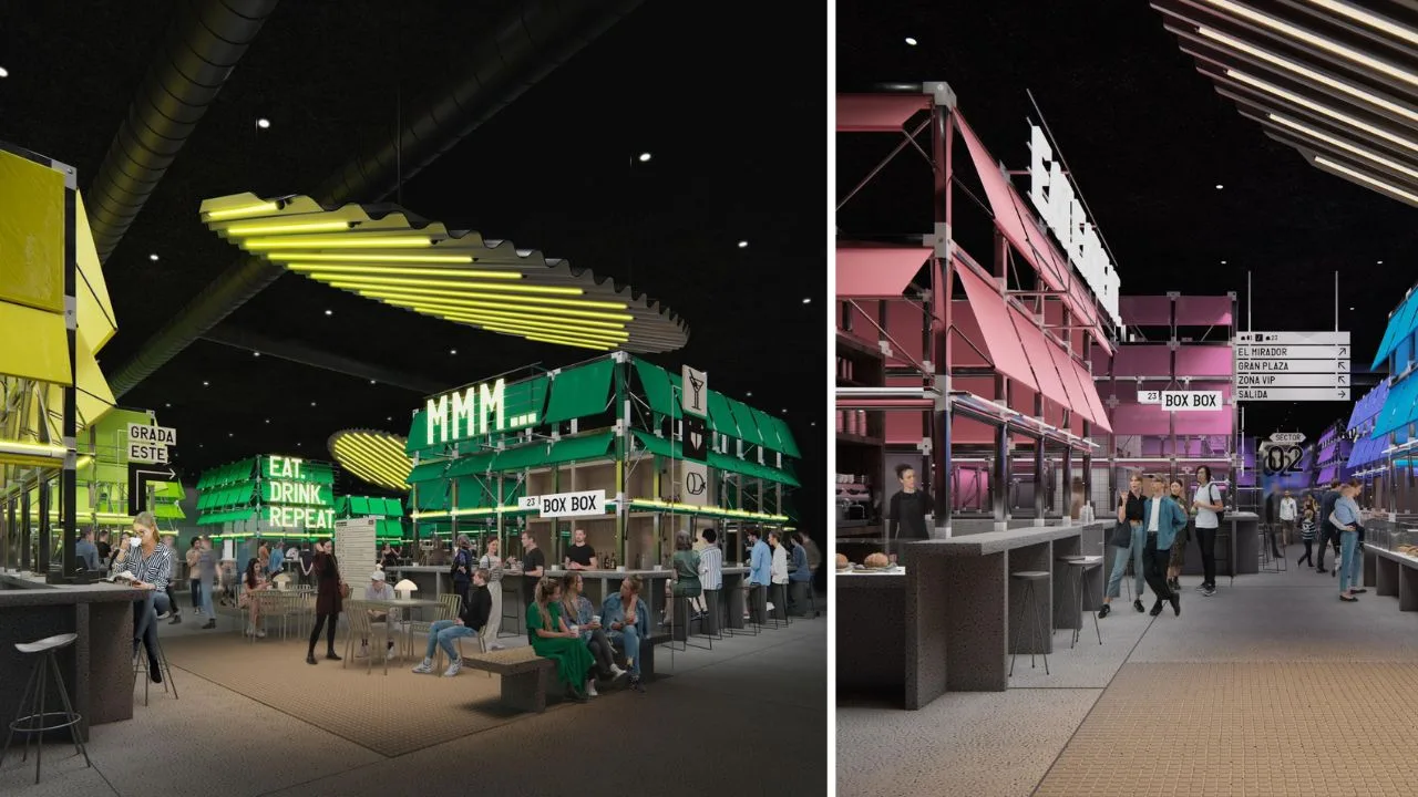 Bernabeu Market: el estadio del Real Madrid se convierte en un centro gastronómico