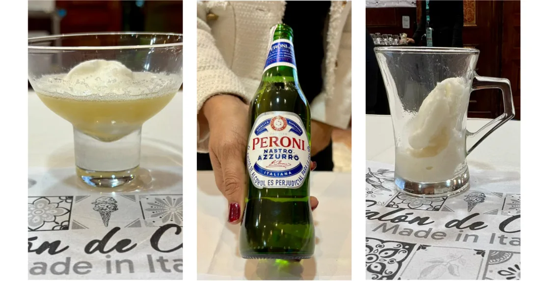 gelato de birra sorbete de cerveza