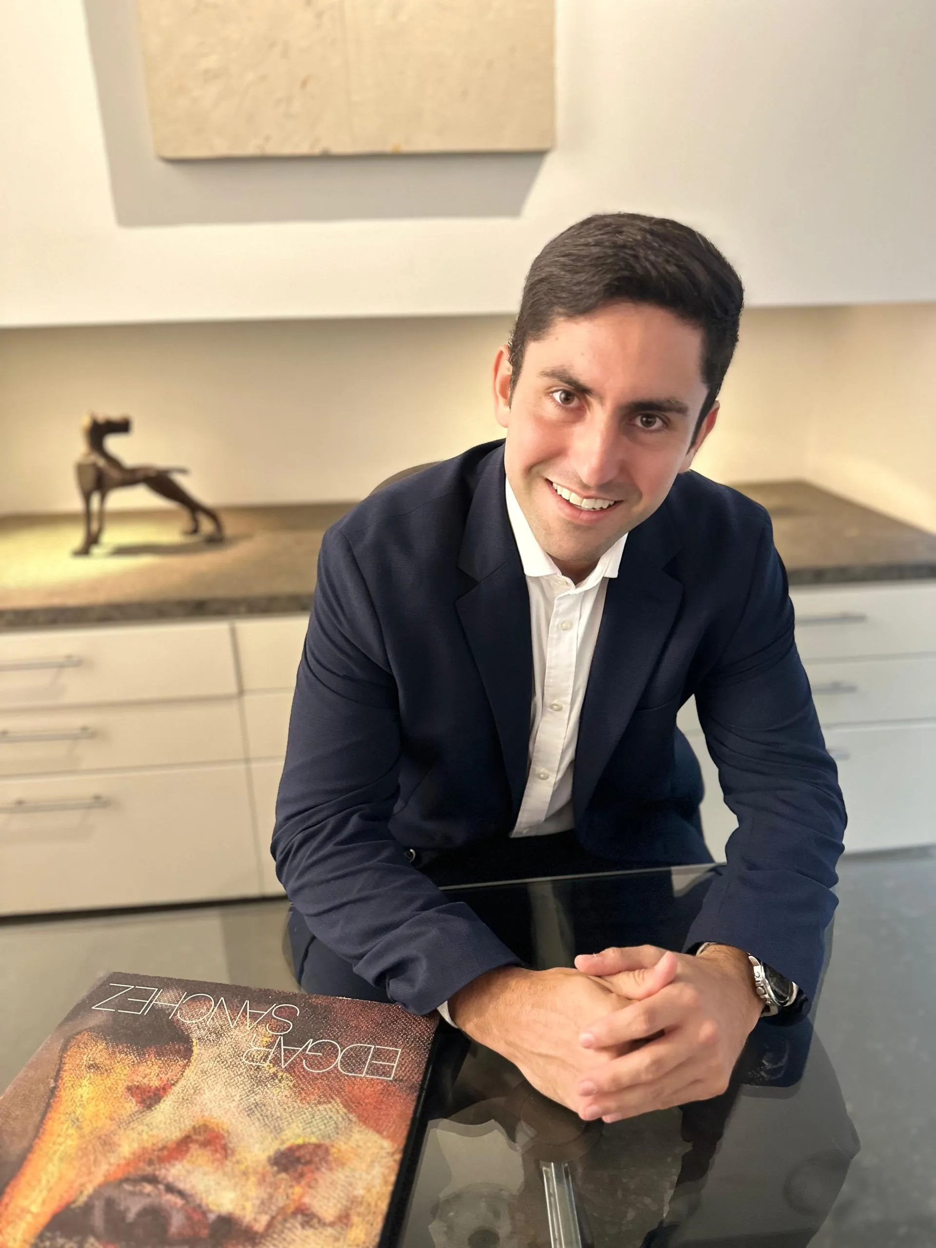 Juan Pablo Capriles CEO de Tasarteya y líder de la exposición.