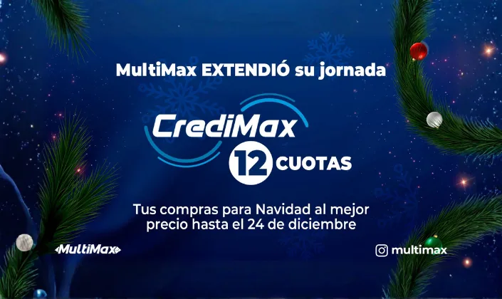 MultiMax extiende su jornada de CrediMax hasta el 24 de diciembre