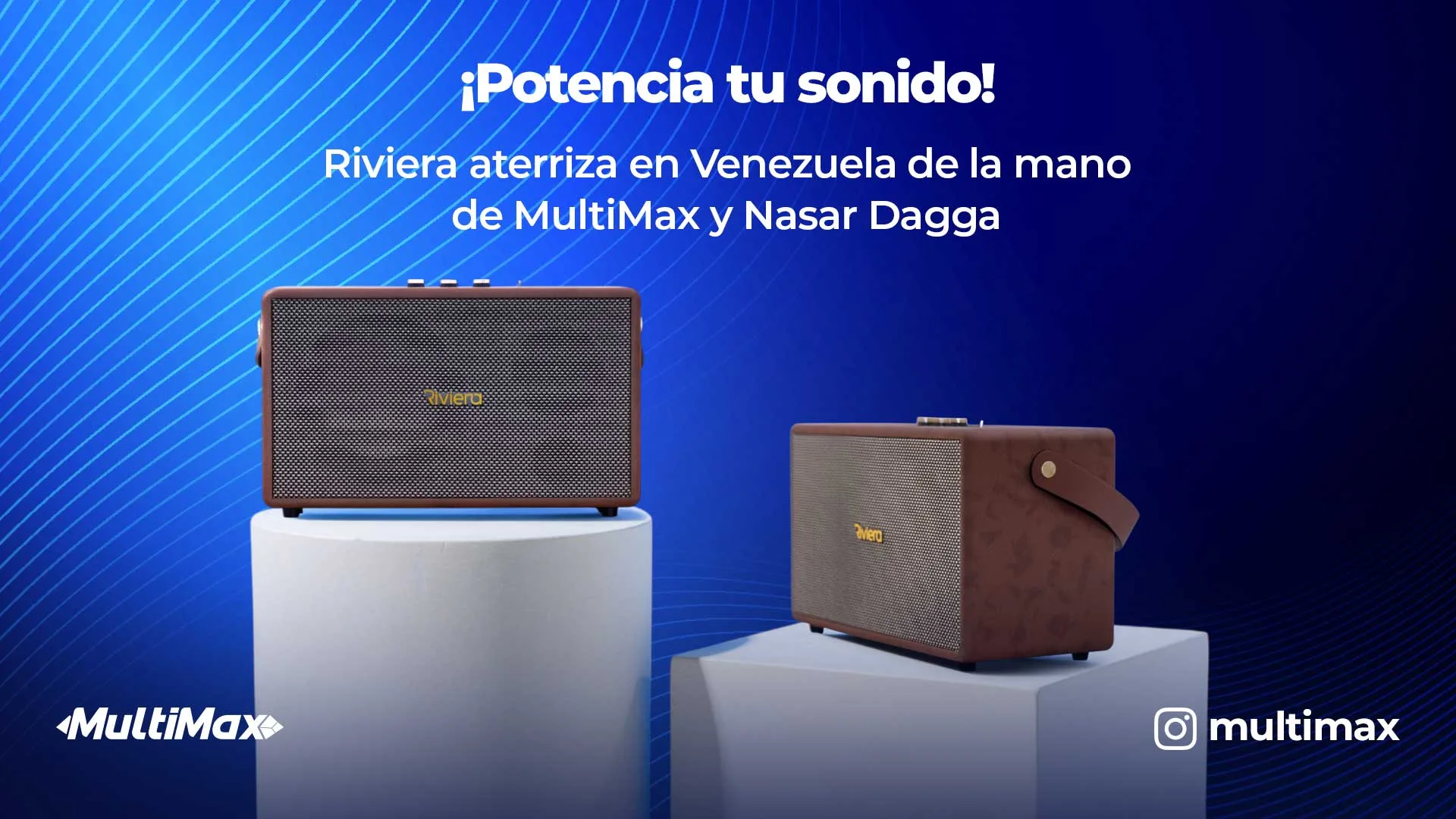 Riviera y MultiMax se unen para lanzar la nueva línea de "Party Speakers" en Venezuela