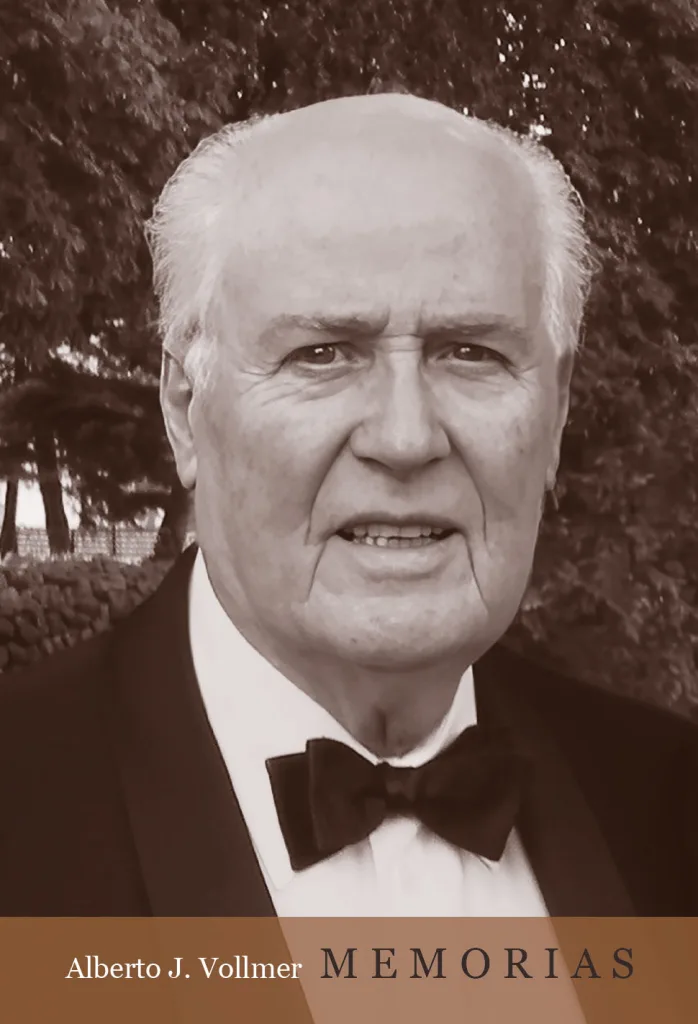 Don Alberto J. Vollmer presentará sus memorias