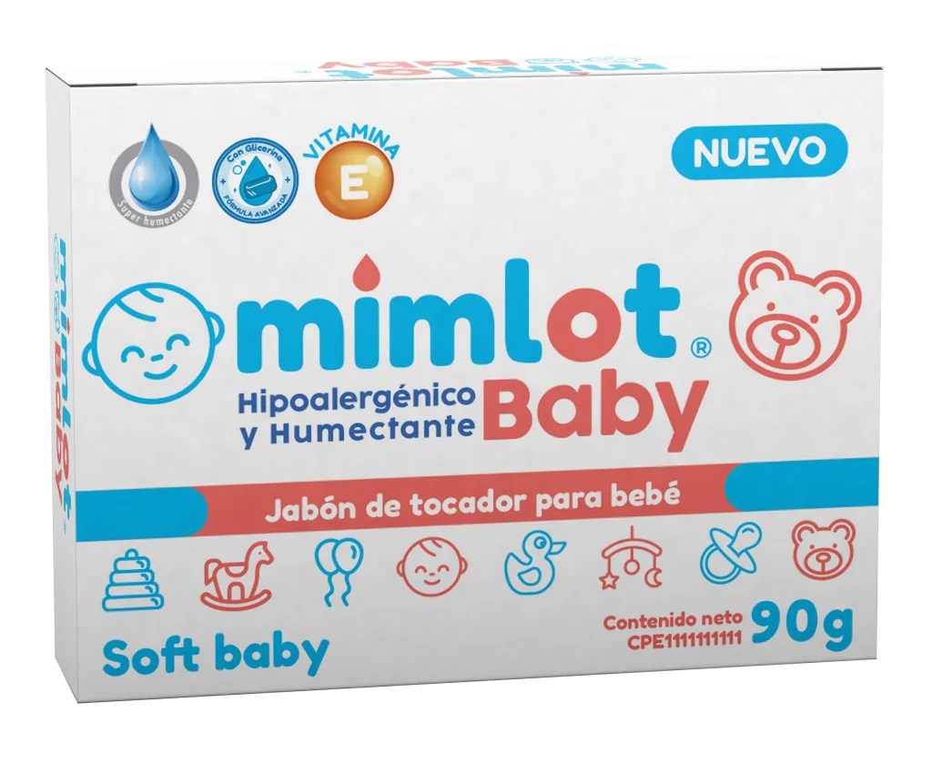 La marca venezolana Mimlot anuncia el lanzamiento de su nueva línea de jabones de tocador para bebé, disponibles en dos presentaciones: Sweet Baby (aroma dulce) y Soft Baby (aroma suave).
