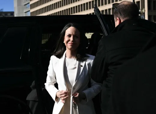 Trump sobre María Corina Machado: "Es una mujer maravillosa que ha pasado por mucho" María Corina Machado se reunió con Donald Trump en la Casa Blanca