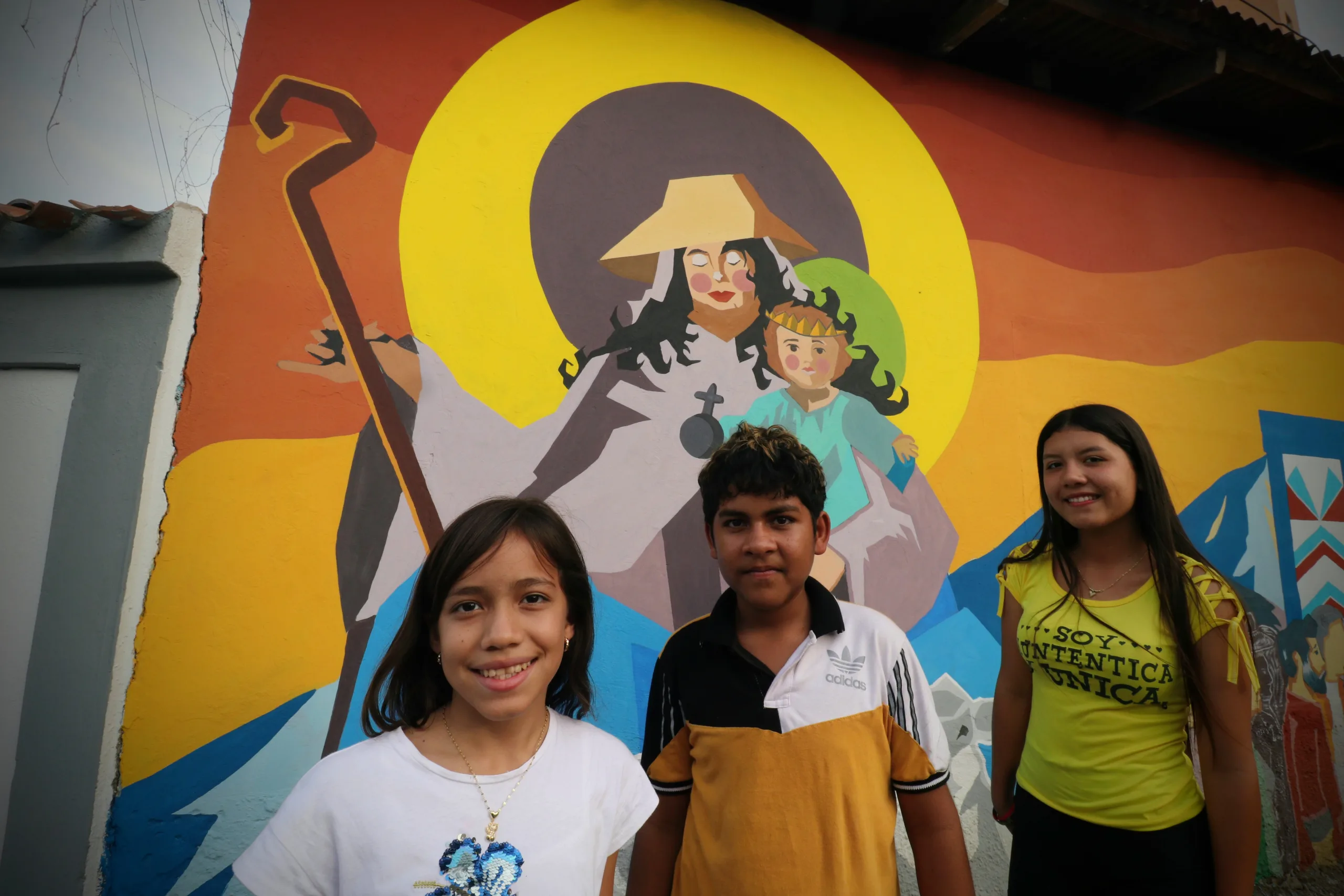 Los rostros de los fieles de la Divina Pastora 