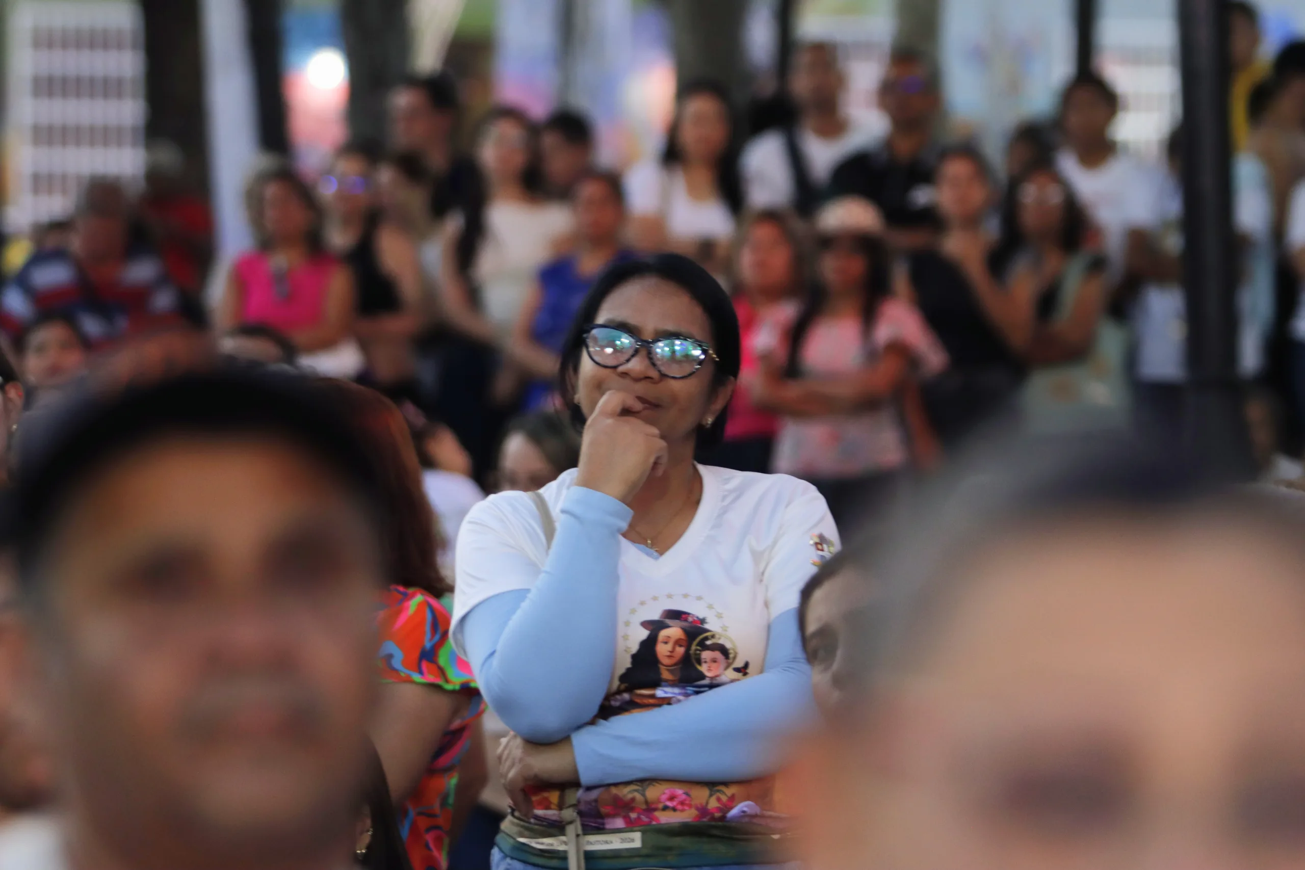 Los rostros de los fieles de la Divina Pastora 