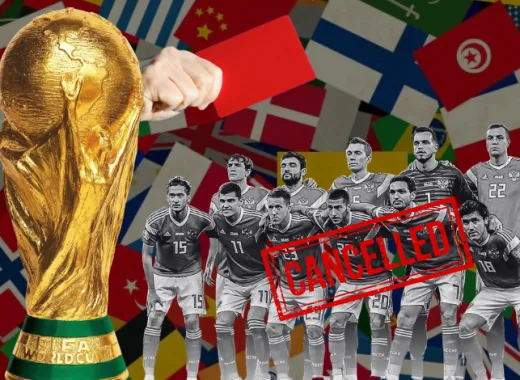 Mundial y geopolítica: estas son las ediciones suspendidas y las selecciones excluidas por conflictos