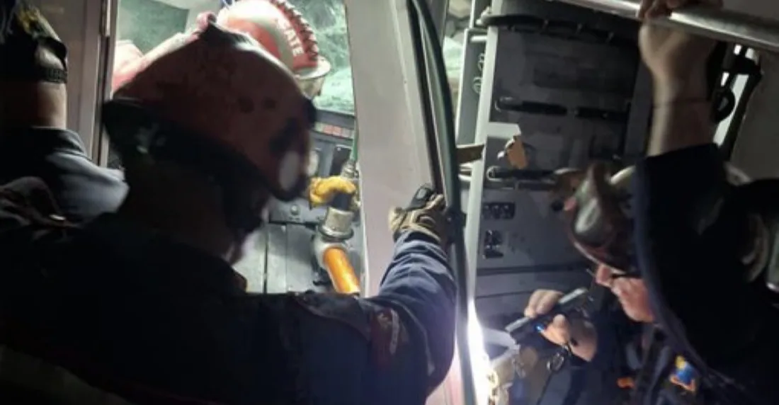 Descarrila y choca un ferrocarril en La Rinconada: hay al menos 10 heridos