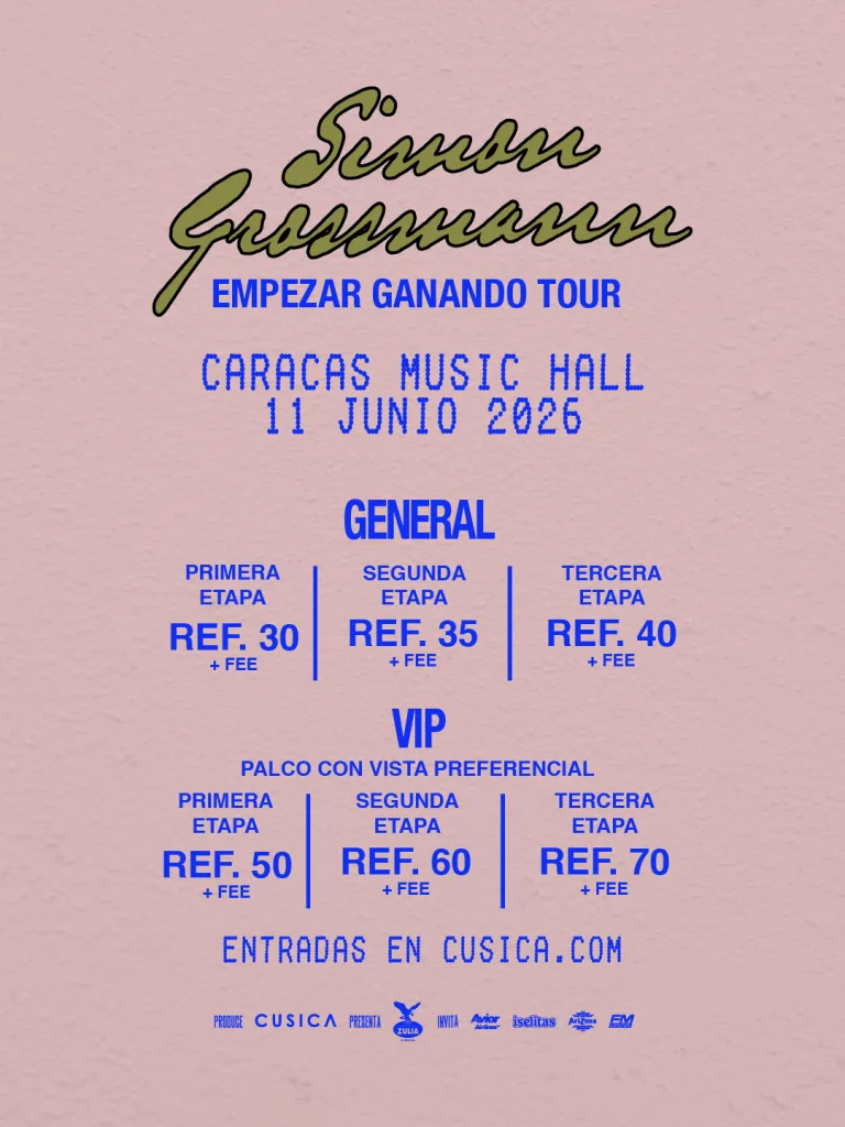 simon grossman entradas tour