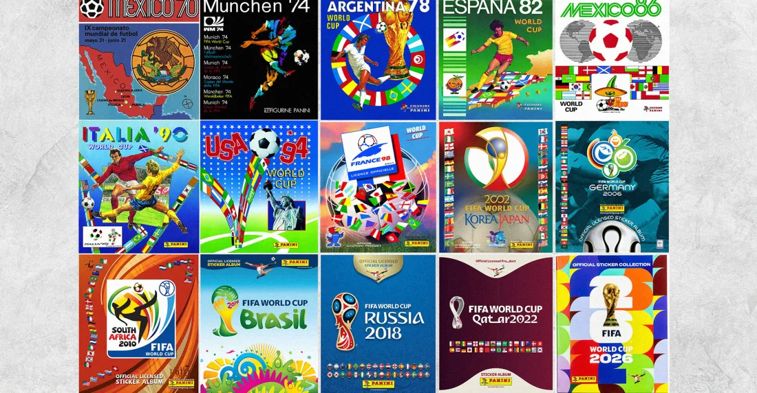 El álbum Panini celebra 15 ediciones: conoce todas las portadas