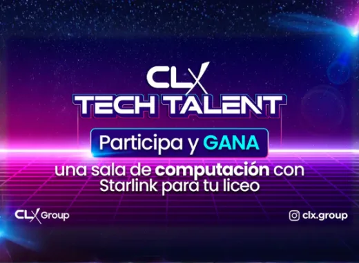 CLX Group lanza "CLX Tech Talent": participa y gana una sala decomputación con Starlink para tu liceo
